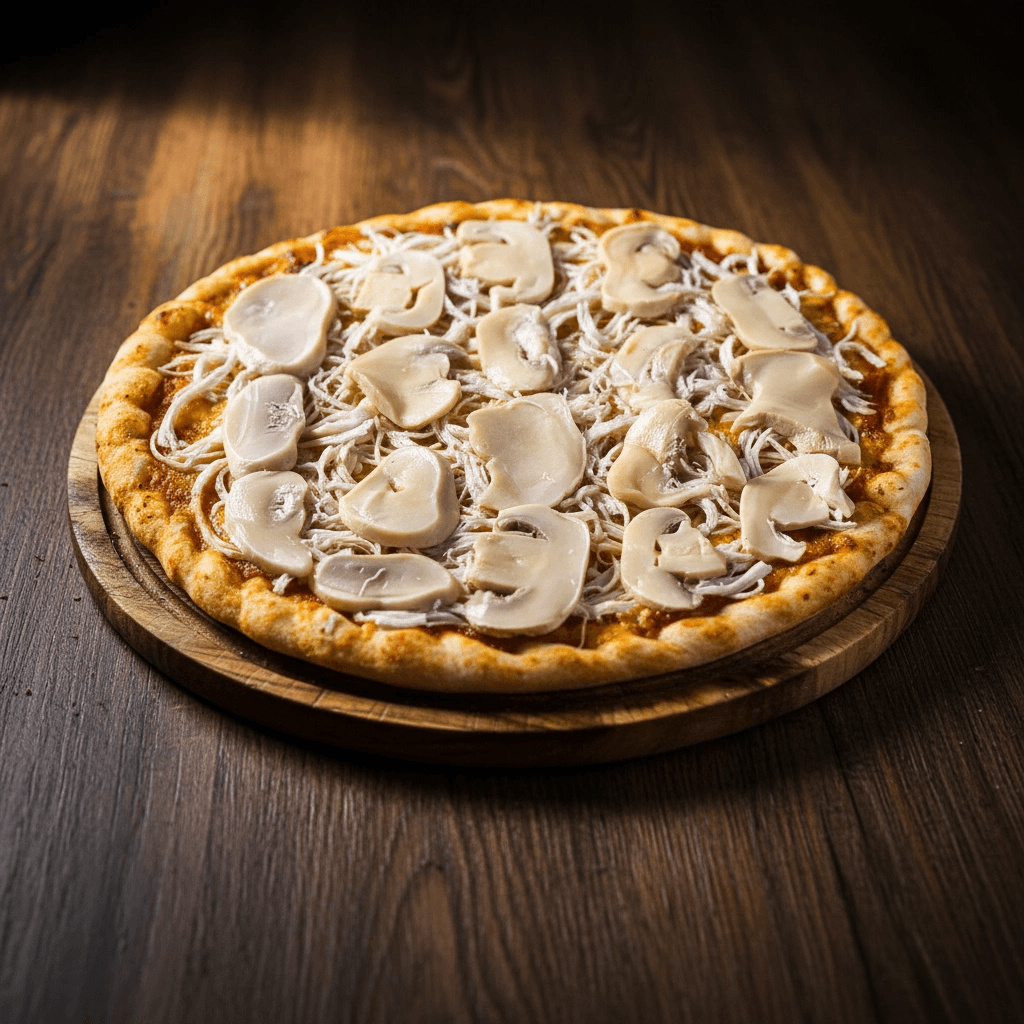 Pizza Pollo Champiñón a domicilio en Riohacha